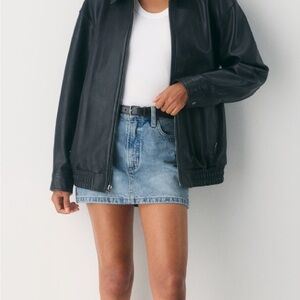 Aritzia Blue Denim Mini Skirt size 26